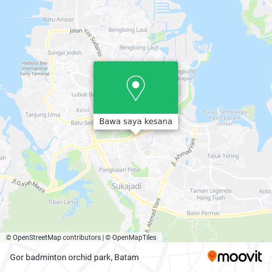 Peta Gor badminton orchid park