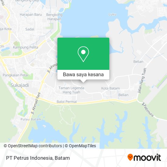 Peta PT Petrus Indonesia