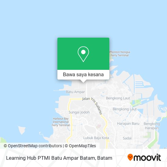 Peta Learning Hub PTMI Batu Ampar Batam