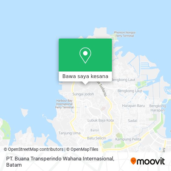 Peta PT. Buana Transperindo Wahana Internasional