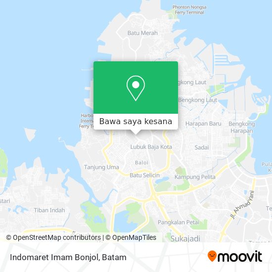 Peta Indomaret Imam Bonjol