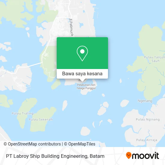 Peta PT Labroy Ship Building Engineering