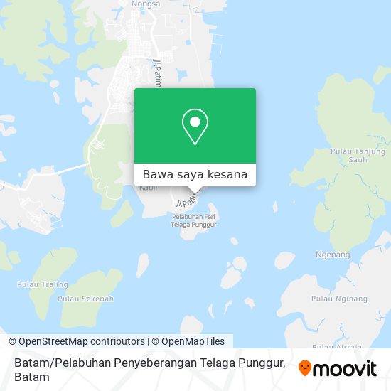 Peta Batam / Pelabuhan Penyeberangan Telaga Punggur