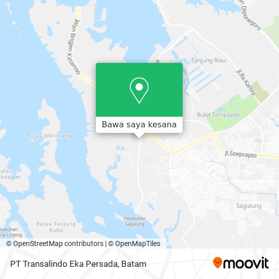 Peta PT Transalindo Eka Persada
