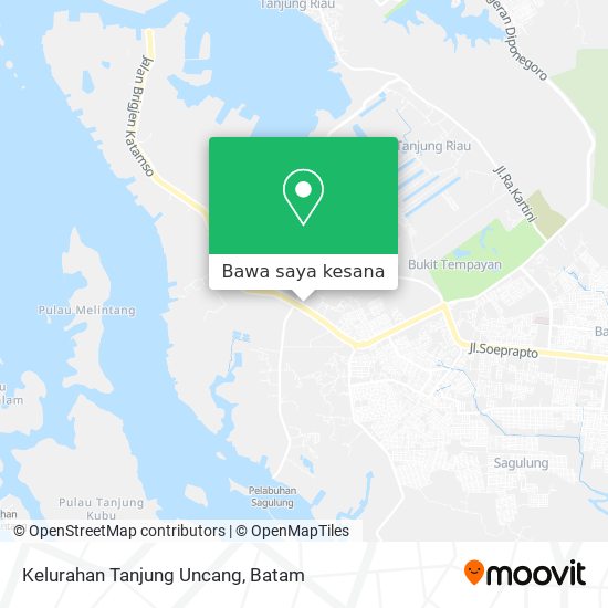 Peta Kelurahan Tanjung Uncang