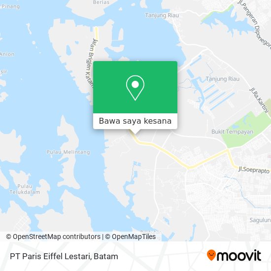 Peta PT Paris Eiffel Lestari