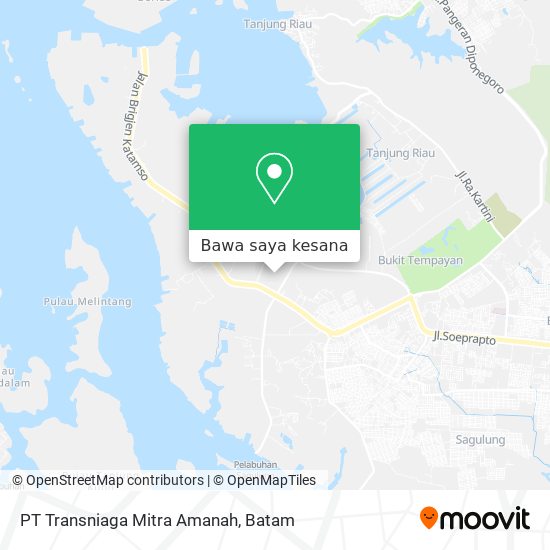 Peta PT Transniaga Mitra Amanah