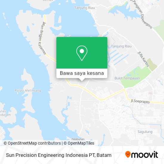 Peta Sun Precision Engineering Indonesia PT