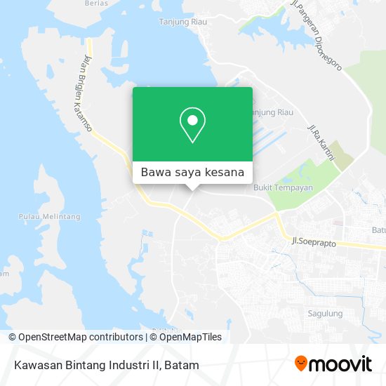 Peta Kawasan Bintang Industri II