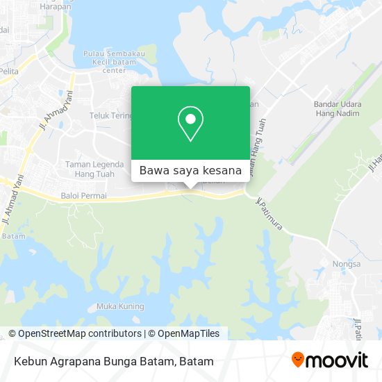 Peta Kebun Agrapana Bunga Batam