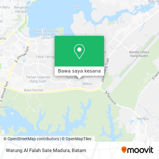 Peta Warung Al Falah Sate Madura