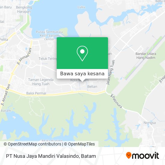Peta PT Nusa Jaya Mandiri Valasindo