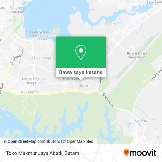 Peta Toko Makmur Jaya Abadi