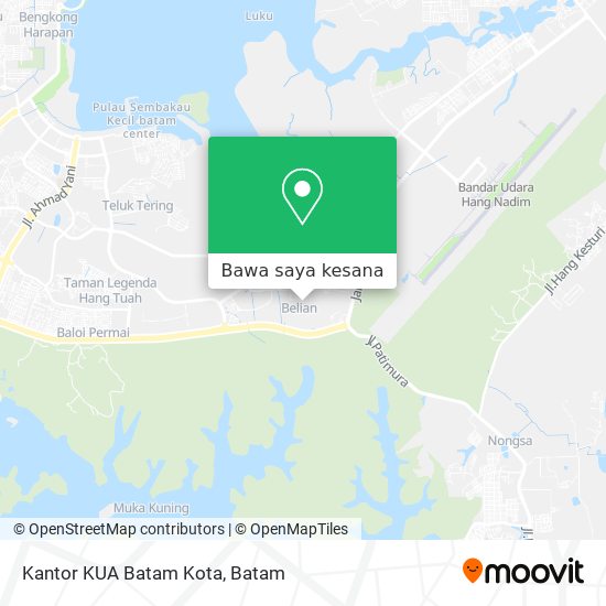 Peta Kantor KUA Batam Kota