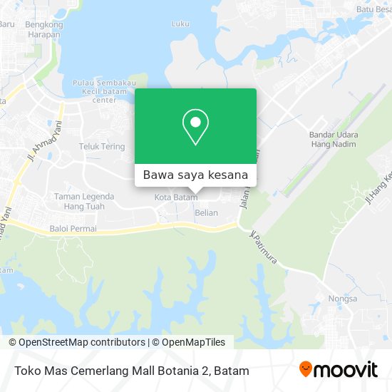 Peta Toko Mas Cemerlang Mall Botania 2