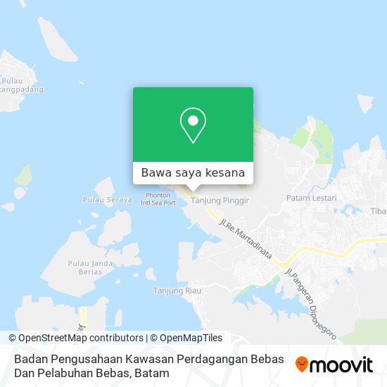Peta Badan Pengusahaan Kawasan Perdagangan Bebas Dan Pelabuhan Bebas