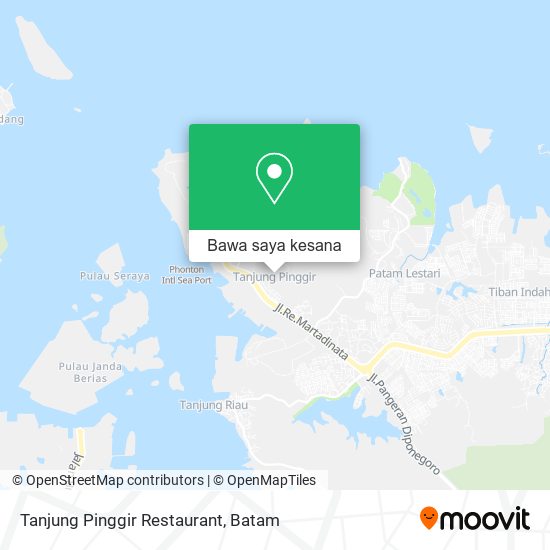 Peta Tanjung Pinggir Restaurant