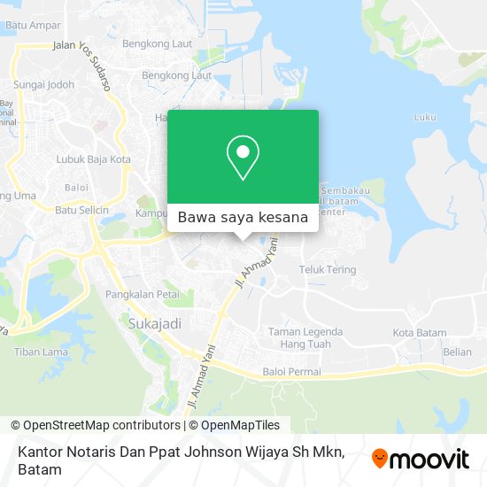 Peta Kantor Notaris Dan Ppat Johnson Wijaya Sh Mkn
