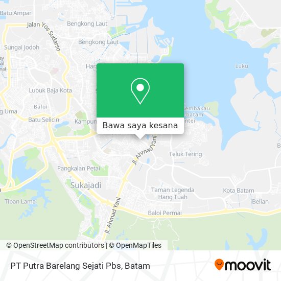 Peta PT Putra Barelang Sejati Pbs