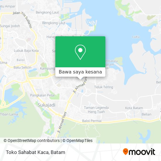 Peta Toko Sahabat Kaca