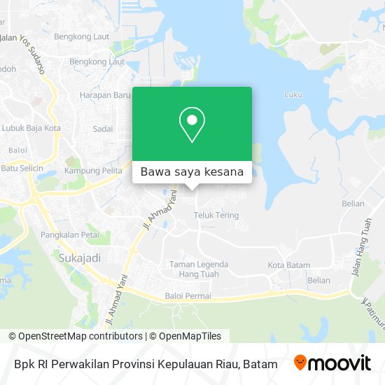 Peta Bpk RI Perwakilan Provinsi Kepulauan Riau