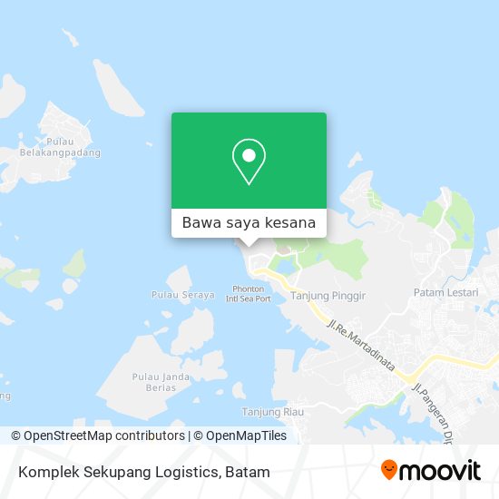Peta Komplek Sekupang Logistics