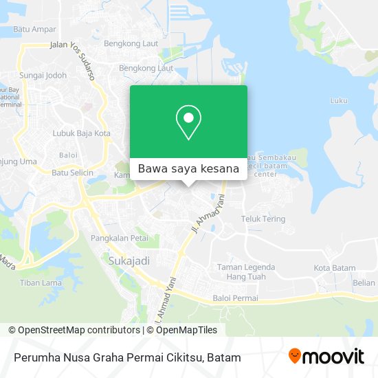Peta Perumha Nusa Graha Permai Cikitsu