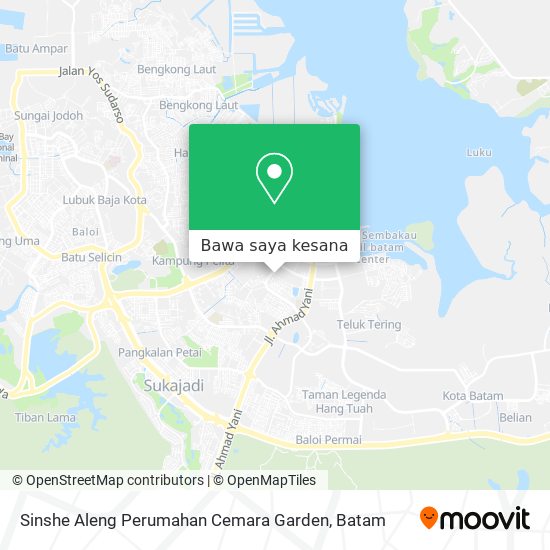 Peta Sinshe Aleng Perumahan Cemara Garden