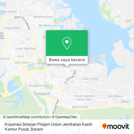 Peta Koperasi Simpan Pinjam Union Jembatan Kasih Kantor Pusat