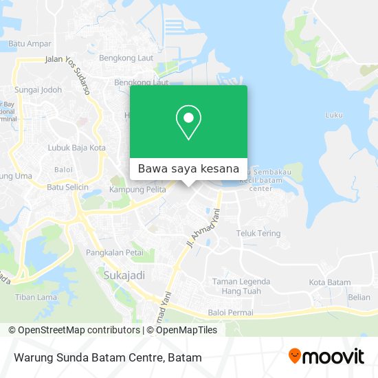 Peta Warung Sunda Batam Centre