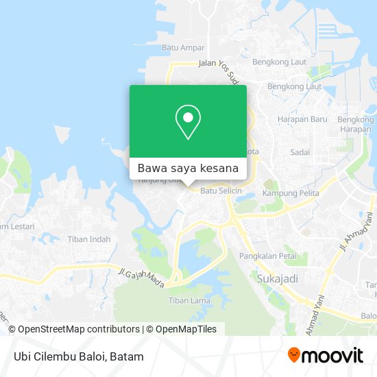 Peta Ubi Cilembu Baloi