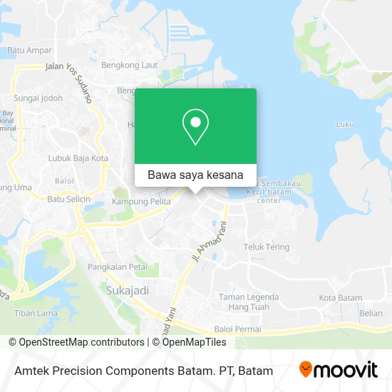 Peta Amtek Precision Components Batam. PT