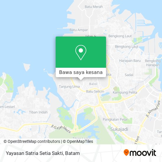 Peta Yayasan Satria Setia Sakti