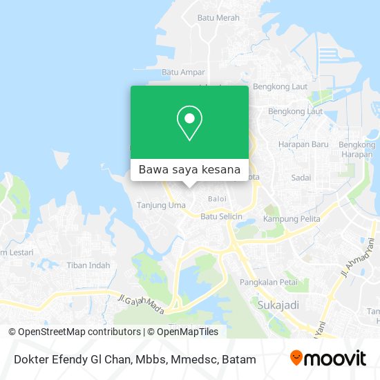 Peta Dokter Efendy Gl Chan, Mbbs, Mmedsc
