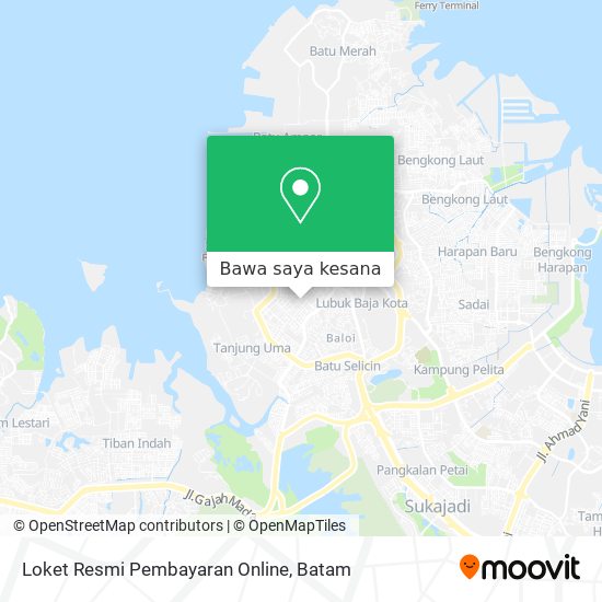 Peta Loket Resmi Pembayaran Online