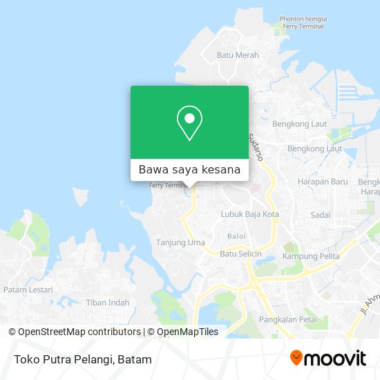 Peta Toko Putra Pelangi