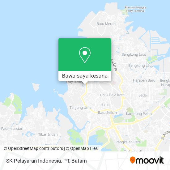 Peta SK Pelayaran Indonesia. PT