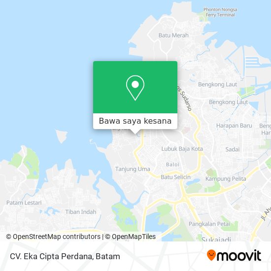 Peta CV. Eka Cipta Perdana