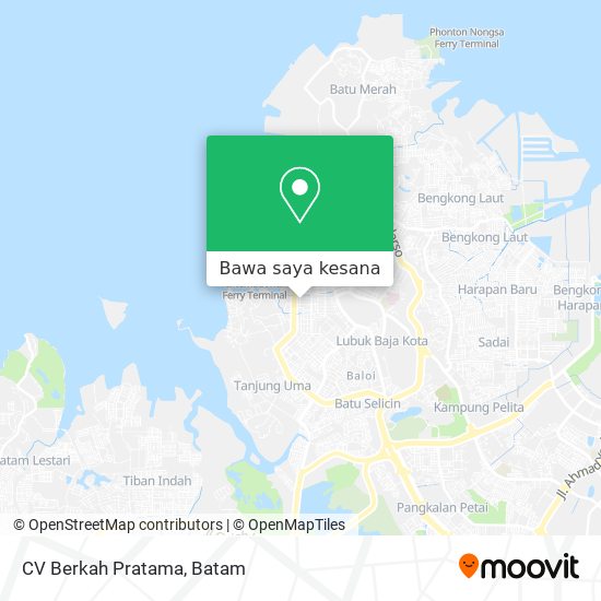 Peta CV Berkah Pratama