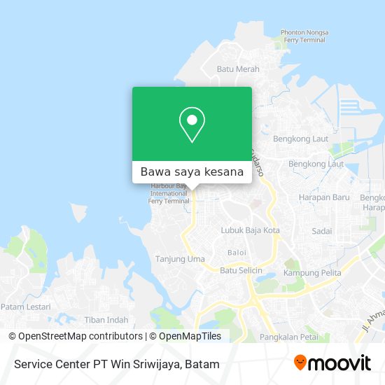 Peta Service Center PT Win Sriwijaya