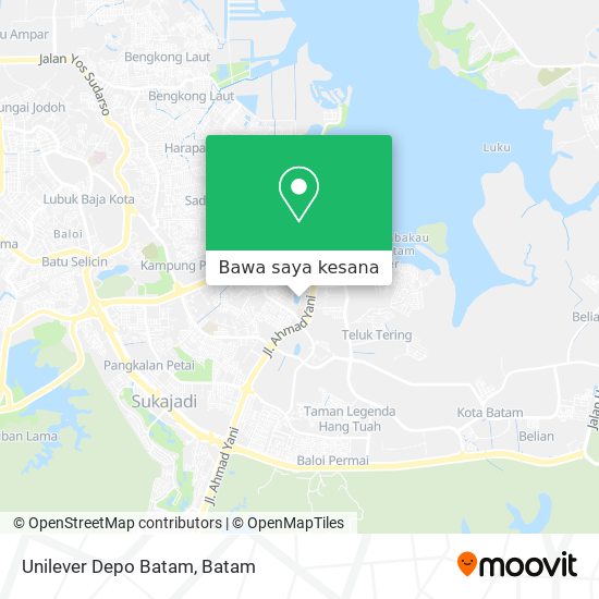 Peta Unilever Depo Batam