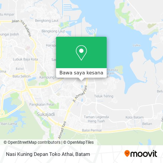 Peta Nasi Kuning Depan Toko Athai