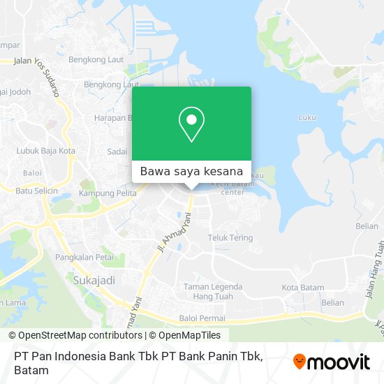 Peta PT Pan Indonesia Bank Tbk PT Bank Panin Tbk