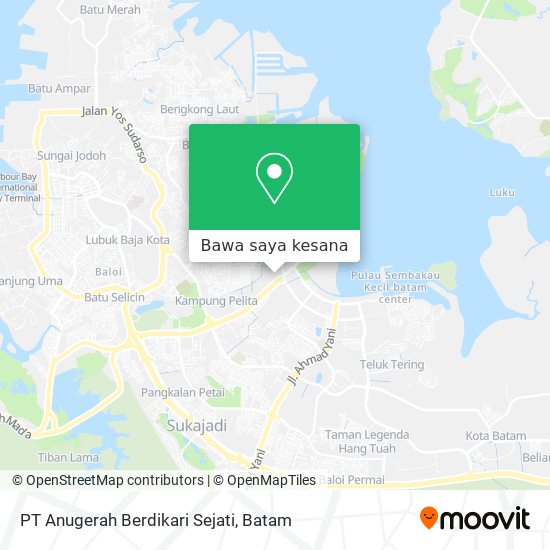 Peta PT Anugerah Berdikari Sejati
