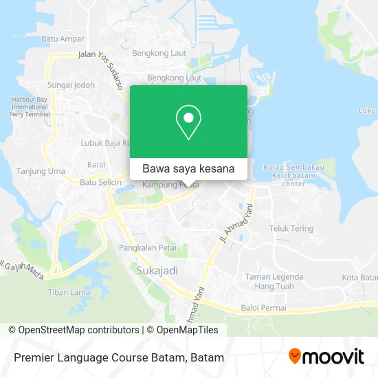 Peta Premier Language Course Batam