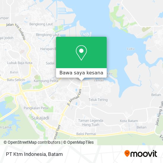 Peta PT Ktm Indonesia