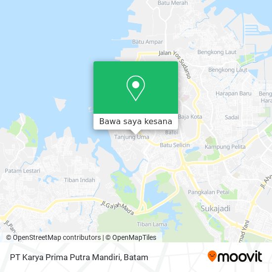 Peta PT Karya Prima Putra Mandiri