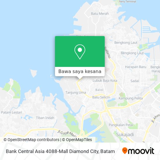 Peta Bank Central Asia 4088-Mall Diamond City