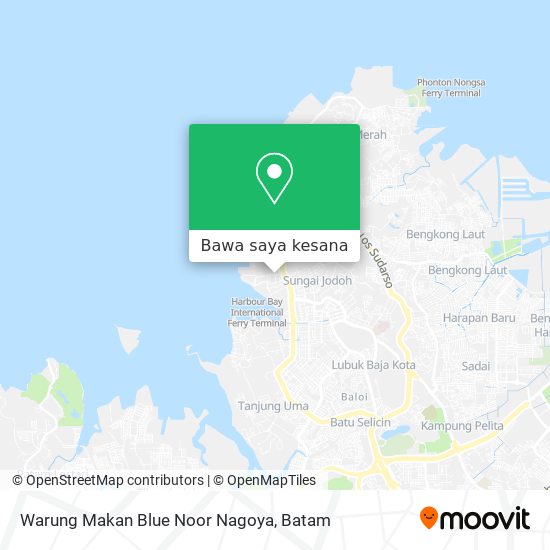 Peta Warung Makan Blue Noor Nagoya