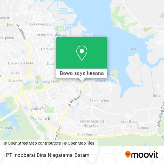 Peta PT Indobarat Bina Niagatama